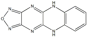 5,10-dihydro[1,2,5]oxadiazolo[3',4':5,6]pyrazino[2,3-b]quinoxaline Struktur