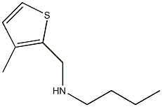 N-butyl-N-[(3-methyl-2-thienyl)methyl]amine Struktur