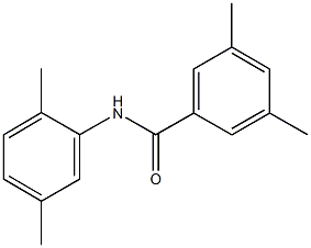 N-(2,5-dimethylphenyl)-3,5-dimethylbenzamide Struktur