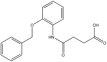 4-[2-(benzyloxy)anilino]-4-oxobutanoic acid Struktur