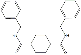 N~1~,N~4~-dibenzyl-1,4-cyclohexanedicarboxamide Struktur