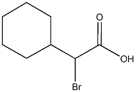 bromo(cyclohexyl)acetic acid Struktur