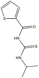 N-isopropyl-N'-(2-thienylcarbonyl)thiourea Struktur