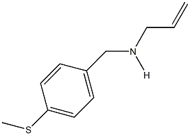 N-allyl-N-[4-(methylsulfanyl)benzyl]amine Struktur