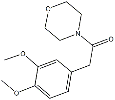 4-[(3,4-dimethoxyphenyl)acetyl]morpholine Struktur