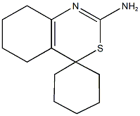 2-amino-5,6,7,8-tetrahydrospiro[4H-3,1-benzothiazine-4,1'-cyclohexane] Struktur