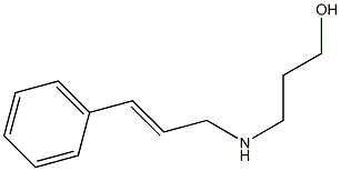 3-(cinnamylamino)-1-propanol Struktur