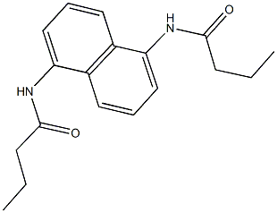 N-[5-(butyrylamino)-1-naphthyl]butanamide Struktur