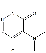 5-chloro-4-(dimethylamino)-2-methyl-3(2H)-pyridazinone Struktur