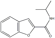 N-isopropyl-1-benzofuran-2-carboxamide Struktur