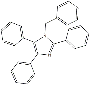 1-benzyl-2,4,5-triphenyl-1H-imidazole Struktur