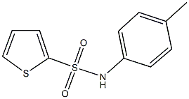 N-(4-methylphenyl)-2-thiophenesulfonamide Struktur