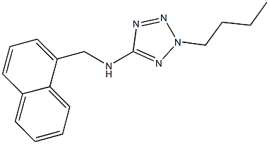 N-(2-butyl-2H-tetraazol-5-yl)-N-(1-naphthylmethyl)amine Struktur