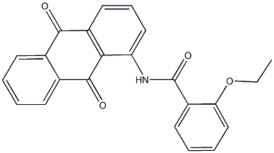 N-(9,10-dioxo-9,10-dihydro-1-anthracenyl)-2-ethoxybenzamide Struktur