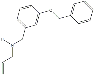 N-allyl-N-[3-(benzyloxy)benzyl]amine Struktur