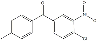 {4-chloro-3-nitrophenyl}(4-methylphenyl)methanone Struktur