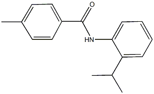 N-(2-isopropylphenyl)-4-methylbenzamide Struktur