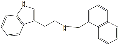 N-[2-(1H-indol-3-yl)ethyl]-N-(1-naphthylmethyl)amine Struktur