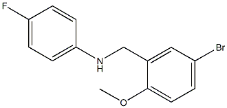 N-(5-bromo-2-methoxybenzyl)-N-(4-fluorophenyl)amine Struktur