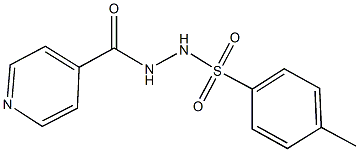 N'-isonicotinoyl-4-methylbenzenesulfonohydrazide Struktur