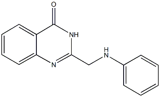 2-(anilinomethyl)-4(3H)-quinazolinone Struktur