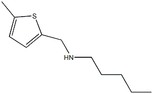 N-[(5-methyl-2-thienyl)methyl]-N-pentylamine Struktur