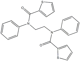 N-phenyl-N-{2-[(2-thienylcarbonyl)anilino]ethyl}-2-thiophenecarboxamide Struktur