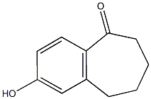 2-hydroxy-6,7,8,9-tetrahydro-5H-benzo[a]cyclohepten-5-one Struktur