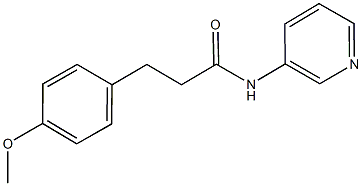 3-(4-methoxyphenyl)-N-(3-pyridinyl)propanamide Struktur