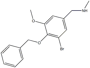 N-[4-(benzyloxy)-3-bromo-5-methoxybenzyl]-N-methylamine Struktur