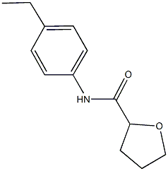 N-(4-ethylphenyl)tetrahydro-2-furancarboxamide Struktur