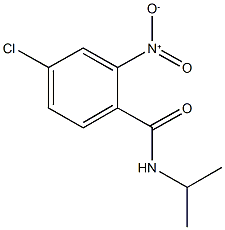 4-chloro-2-nitro-N-isopropylbenzamide Struktur