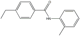 4-ethyl-N-(2-methylphenyl)benzamide Struktur