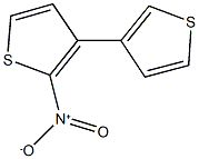 2-nitro-3,3'-bithiophene Struktur