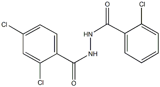 2-chloro-N'-(2,4-dichlorobenzoyl)benzohydrazide Struktur