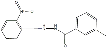 N'-{2-nitrophenyl}-3-methylbenzohydrazide Struktur