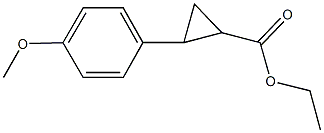 ethyl 2-(4-methoxyphenyl)cyclopropanecarboxylate Struktur