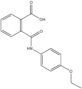 2-[(4-ethoxyanilino)carbonyl]benzoic acid Struktur