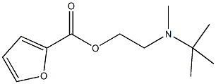 2-[tert-butyl(methyl)amino]ethyl 2-furoate Struktur