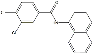 3,4-dichloro-N-(1-naphthyl)benzamide Struktur