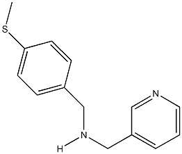 N-[4-(methylsulfanyl)benzyl]-N-(3-pyridinylmethyl)amine Struktur