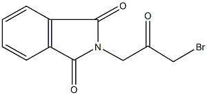 2-(3-bromo-2-oxopropyl)-1H-isoindole-1,3(2H)-dione Struktur