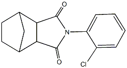 4-(2-chlorophenyl)-4-azatricyclo[5.2.1.0~2,6~]decane-3,5-dione Struktur