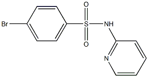 4-bromo-N-(2-pyridinyl)benzenesulfonamide Struktur