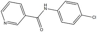 N-(4-chlorophenyl)nicotinamide Struktur