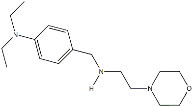 N-[4-(diethylamino)benzyl]-N-[2-(4-morpholinyl)ethyl]amine Struktur