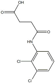 4-(2,3-dichloroanilino)-4-oxobutanoic acid Struktur