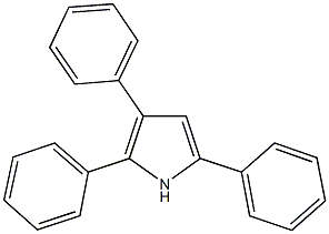 2,3,5-triphenyl-1H-pyrrole Struktur