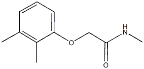 2-(2,3-dimethylphenoxy)-N-methylacetamide Struktur