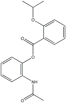 2-(acetylamino)phenyl 2-isopropoxybenzoate Struktur